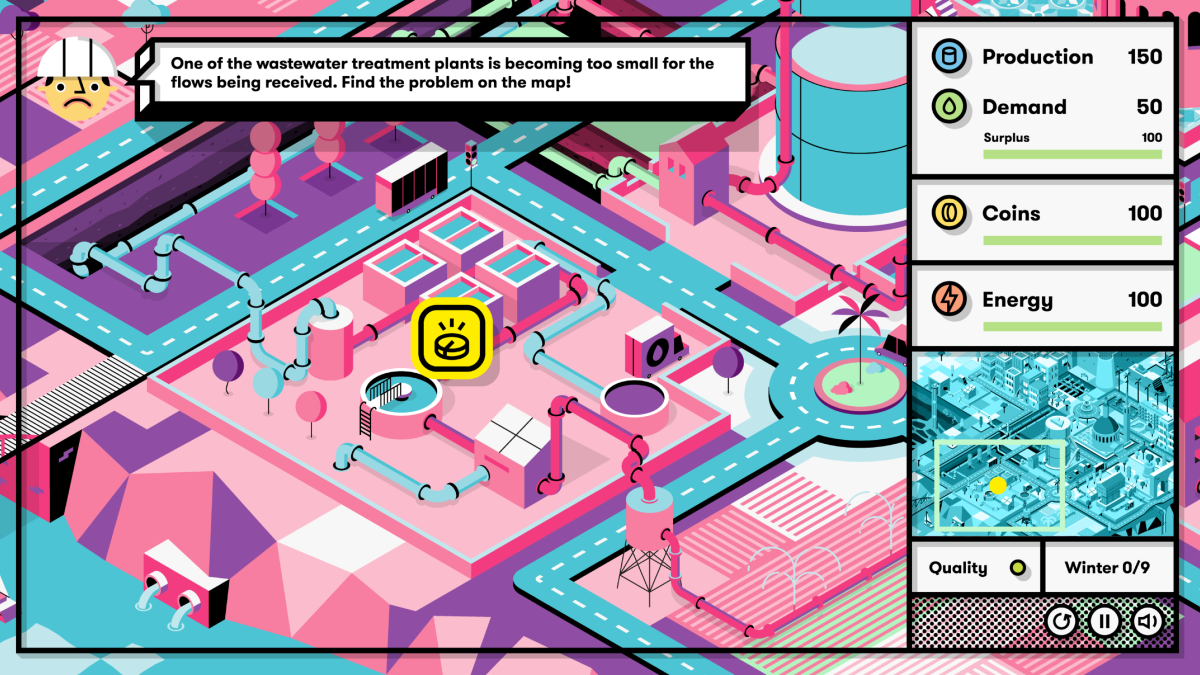 Water utility operator — game