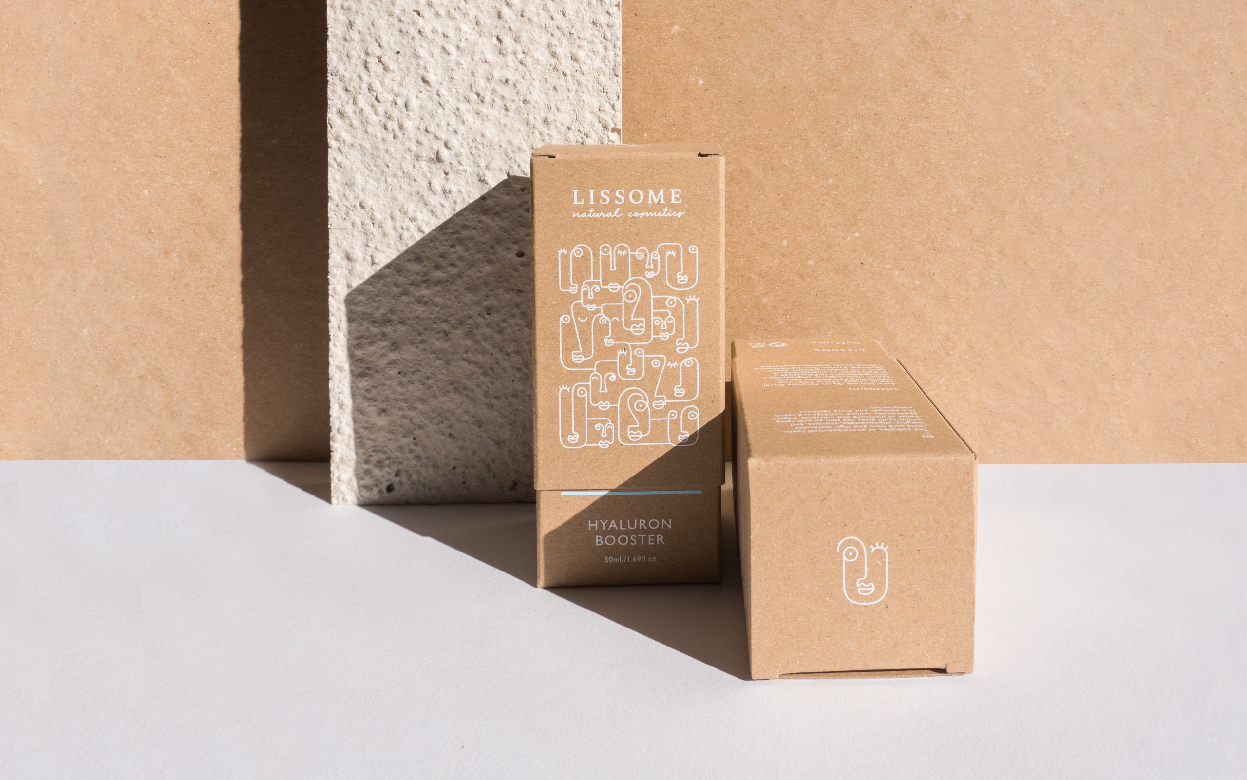 Lissome Natural cosmetics Branding and Packaging Design