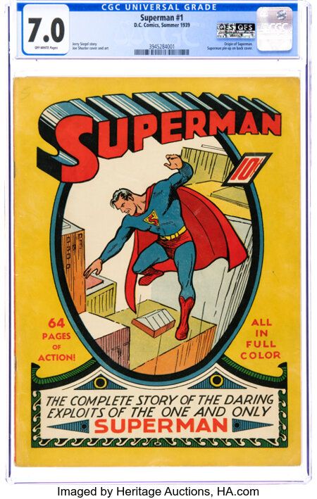 Superman No. 1 from 1939