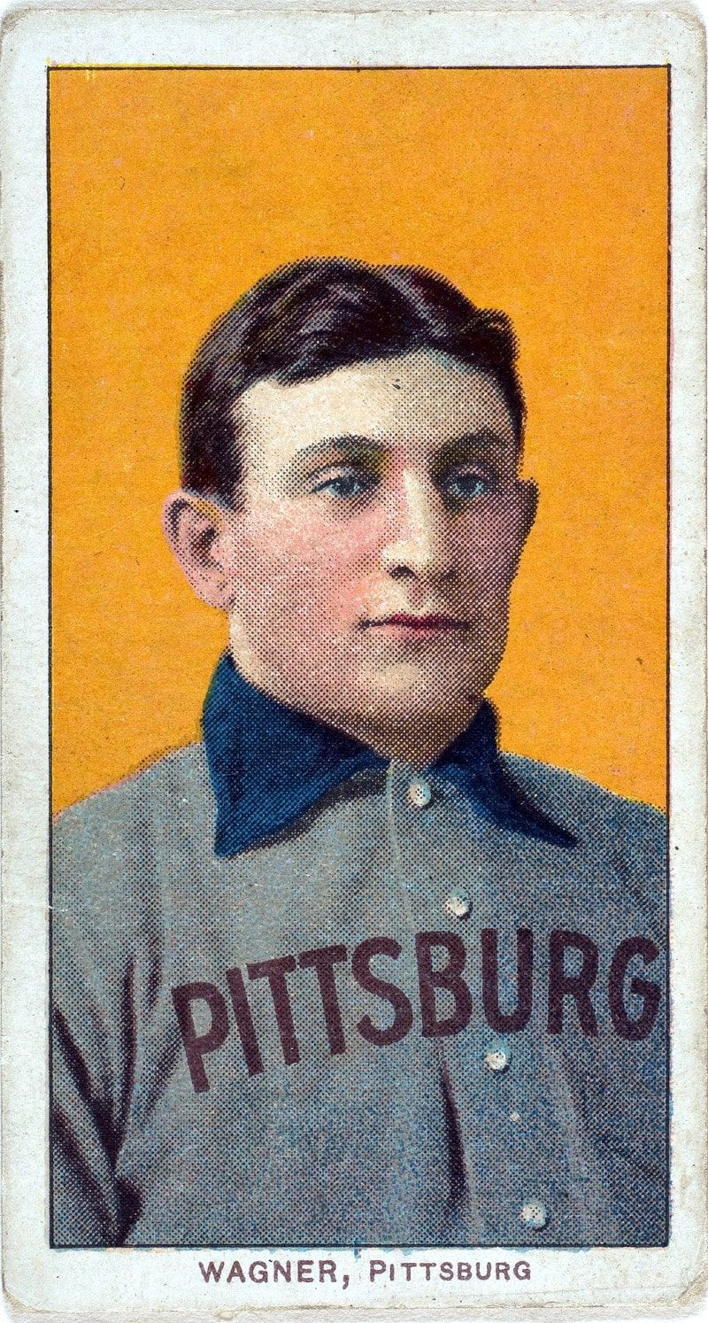 Honus Wagner T206 Card from 1909