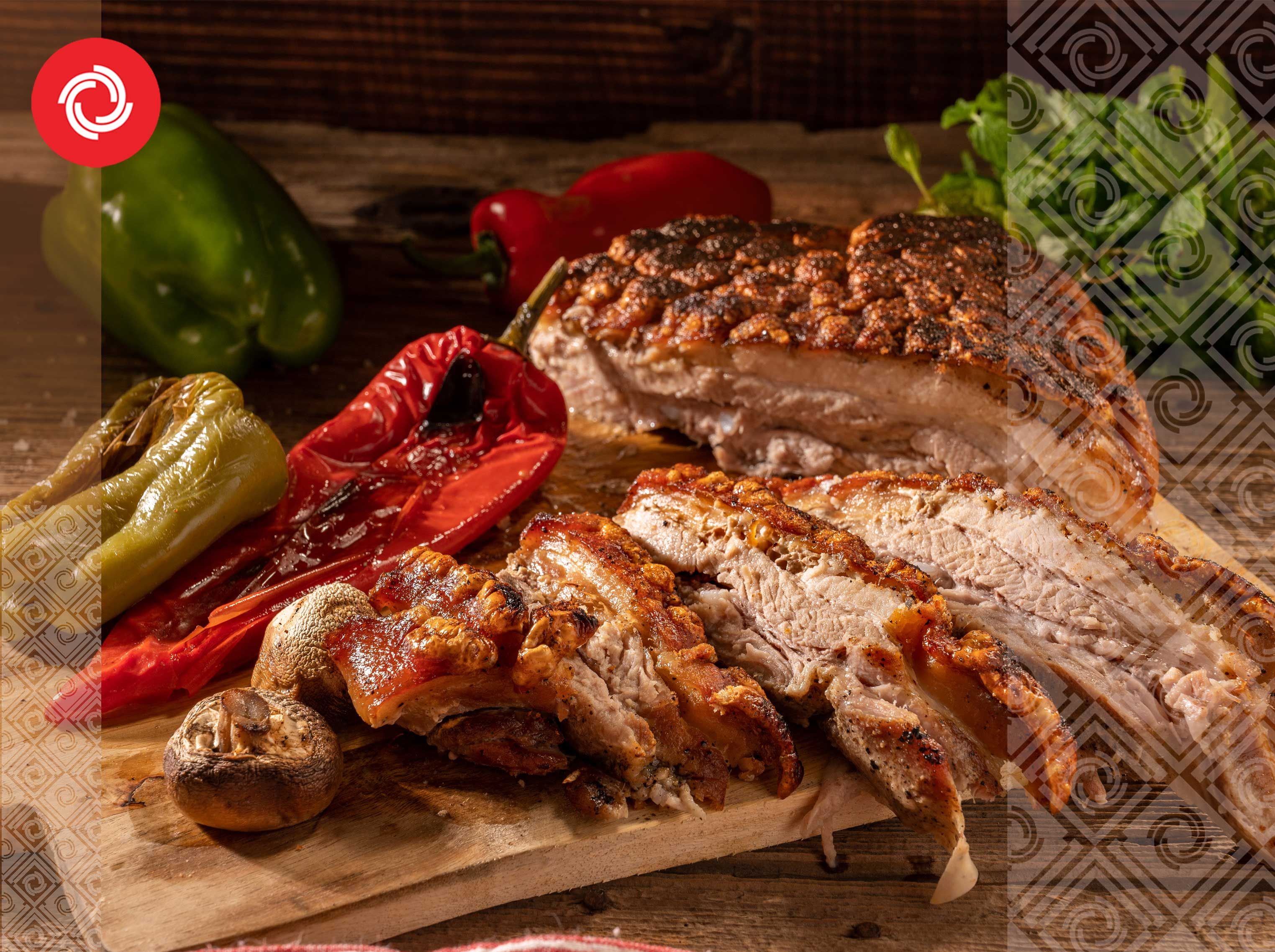 Πανσέτα με δέρμα και κύμινο