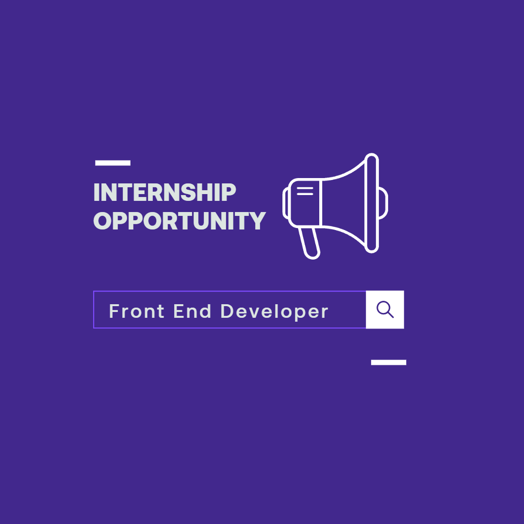 Front end developer - internship