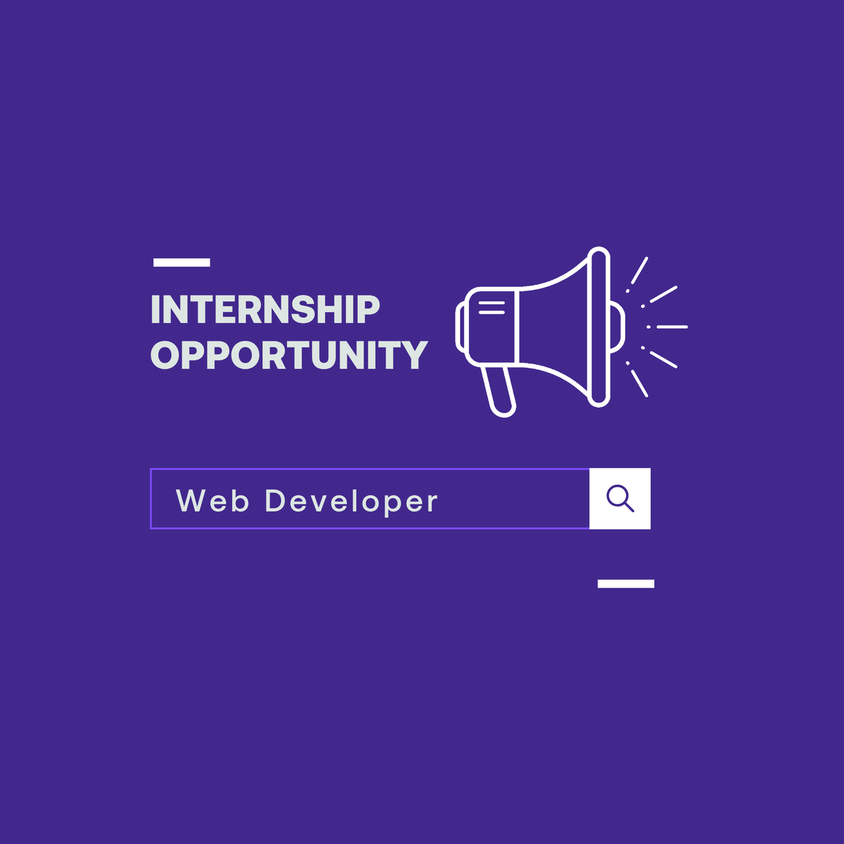 Web Developer-Internship