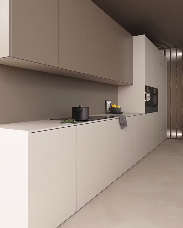 Modern Choco kitchen by Mebel Arts with minimalist design and sleek lines, ideal for contemporary homes.